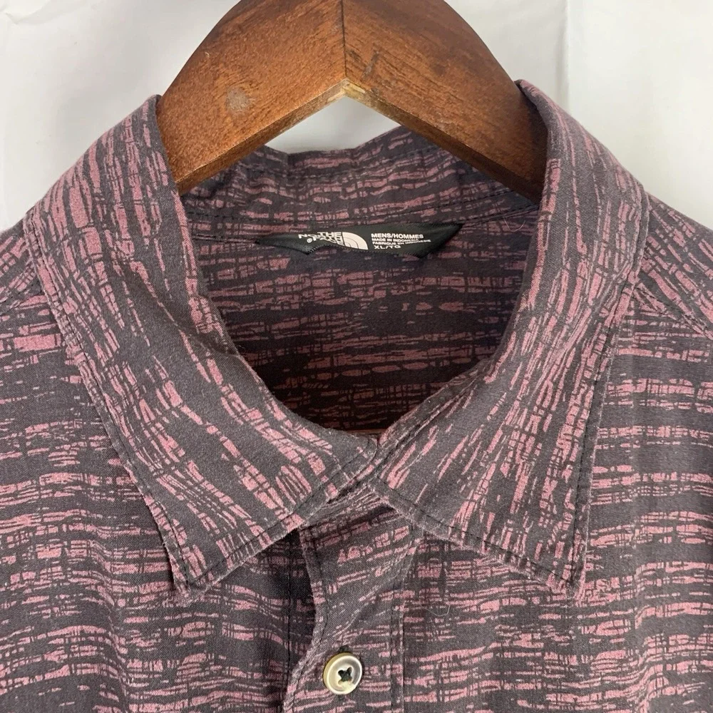 The‎ North Face Men Shirt Long Sleeve Button Up Polyester Cotton XL